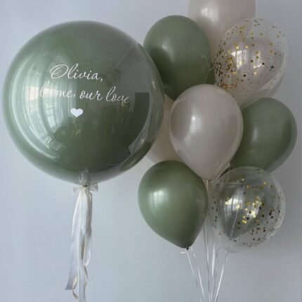 Стеклянный шар олива